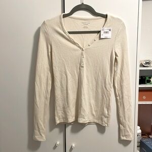 Basic long sleeve. Waffle knit and cozy. New with tags